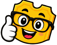 The SimplyRaffle ticket mascot giving a thumbs up